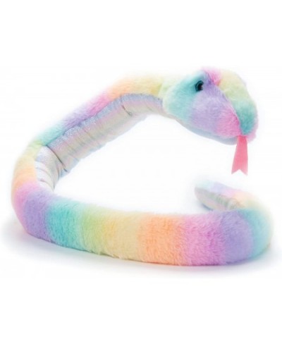 Snake Stuffed Animal Plushie Ombrez Zoo Animals Rainbow Snake Plush Toy 54 inches $33.58 - Stuffed Animals & Teddy Bears