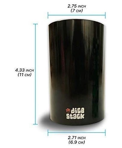 Dice Stacking Cup Only - Professional Straight Cups Black - Accessories - Magic Tricks $24.11 - Game Accessories