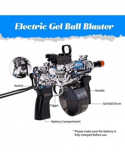 Gel Ball Blasters Automatic Electric Splatter Ball Blaster with 30 000+ Water Beads Splat Ball Toy Stocking Stuffers Outdoor ...