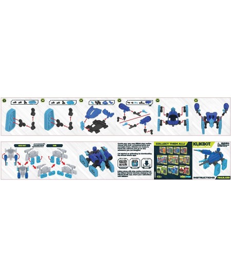 Klikbot Megabots – Pack of Three – Green Blue and Red - Toy Figures with Unique Accessories – for Kids 8 Plus $75.70 - Action...