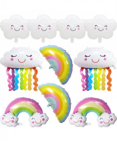 Clouds Balloons Set 10 Pcs Party Decorations Boho Girl Rainbow Clouds Balloon Garland Kit for Birthday Wedding Party Décor fo...