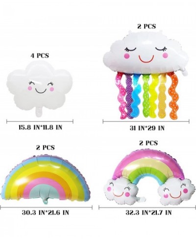 Clouds Balloons Set 10 Pcs Party Decorations Boho Girl Rainbow Clouds Balloon Garland Kit for Birthday Wedding Party Décor fo...