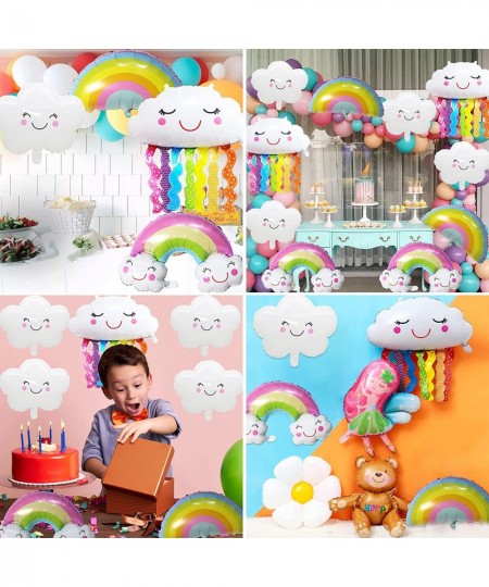 Clouds Balloons Set 10 Pcs Party Decorations Boho Girl Rainbow Clouds Balloon Garland Kit for Birthday Wedding Party Décor fo...