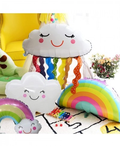 Clouds Balloons Set 10 Pcs Party Decorations Boho Girl Rainbow Clouds Balloon Garland Kit for Birthday Wedding Party Décor fo...