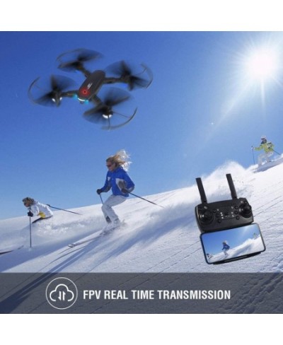 Drone with Camera 720P for Adults R10 Foldable WiFi FPV RC Quadcopter Altitude Hold Gesture Photography APP Control (2 Batter...