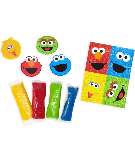 Sesame Street Dough Activity Bags 12-Pack Each Bag Includes 4 Packets of 1oz Dough 4 Dough Cutters and Character Punch-Out Sh...