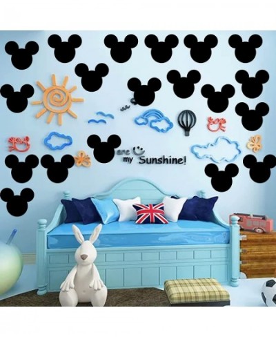 Mickey A Mouse Vinyl Chalkboard Stickers Minnie Head Stickers 2.97 x 2.5 Inch PVC Mickey Stickers Mouse Stickers 90 Pack Mick...