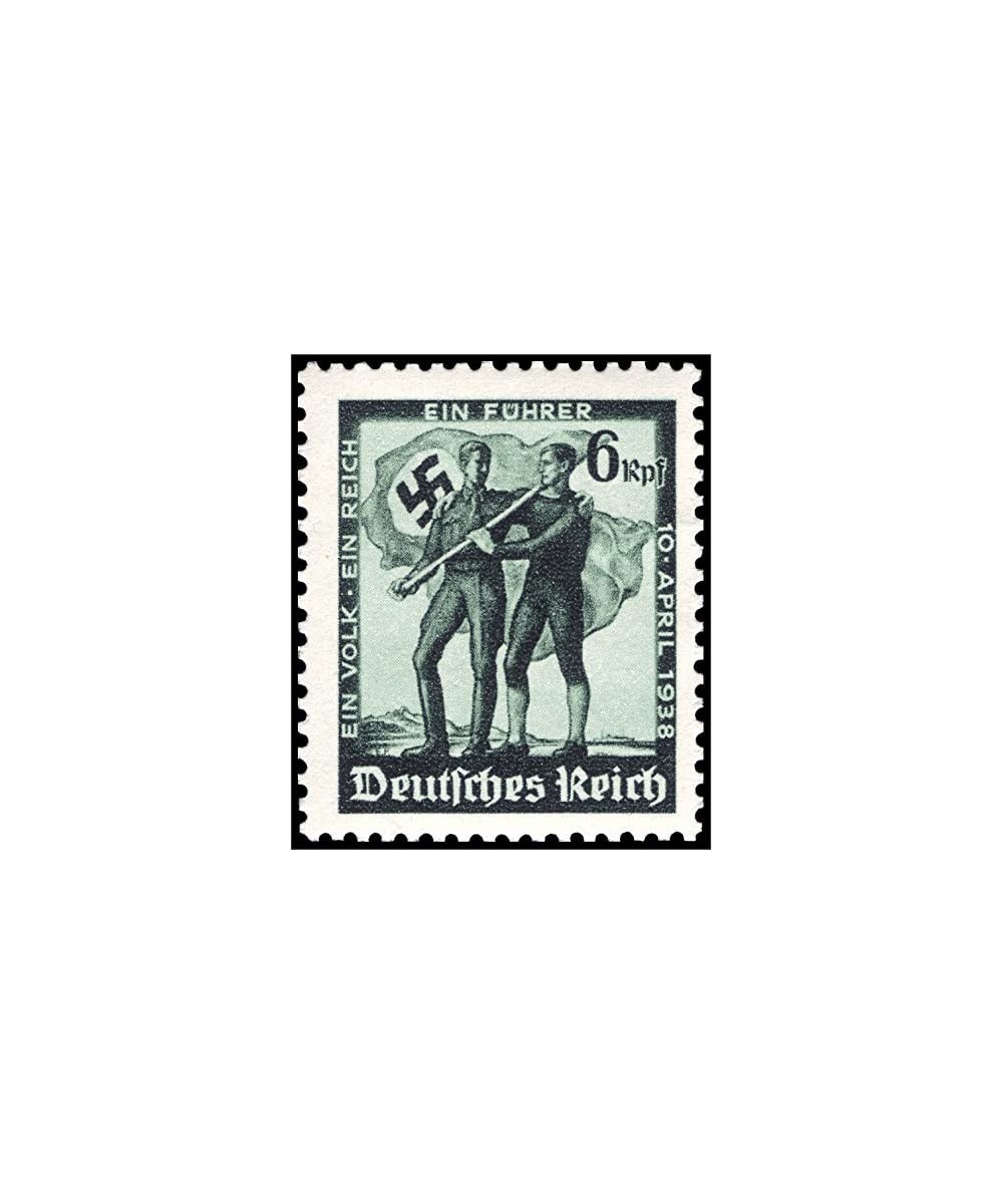 Germany 1938 WWII Austria Annexation Single Mint Postage Stamp Catalog No 484 $34.03 - Collectible Postage Stamps