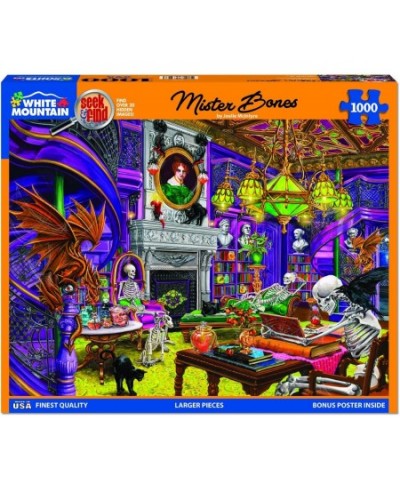 Mr. Bones - Seek & Find 1000 Piece Jigsaw Puzzle Skelton Puzzle $35.21 - Jigsaw Puzzles