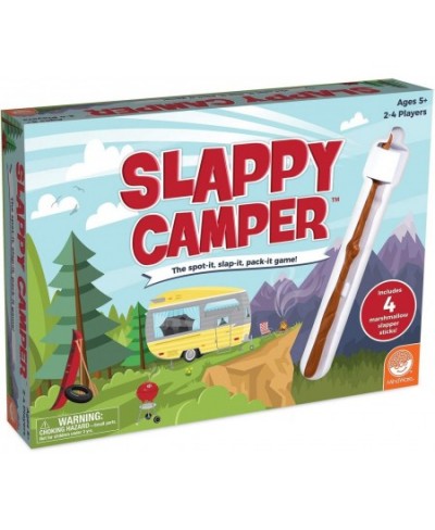 Slappy Camper – A Think-Fast & Pack-Your-Camper Game – Outrageously Fun for Kids & Adults of All Ages – Great Gift The Whole ...