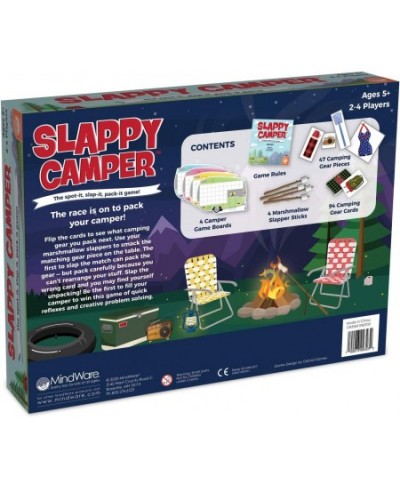 Slappy Camper – A Think-Fast & Pack-Your-Camper Game – Outrageously Fun for Kids & Adults of All Ages – Great Gift The Whole ...