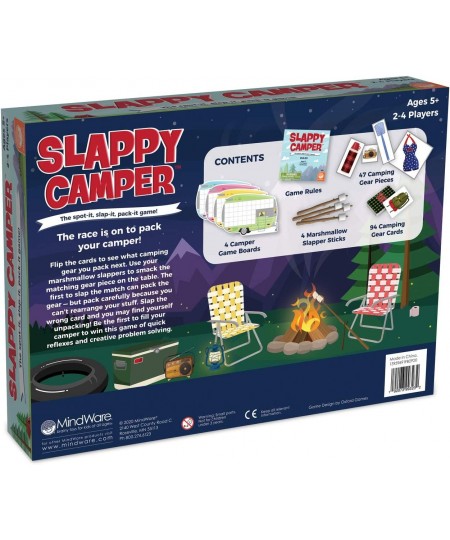 Slappy Camper – A Think-Fast & Pack-Your-Camper Game – Outrageously Fun for Kids & Adults of All Ages – Great Gift The Whole ...