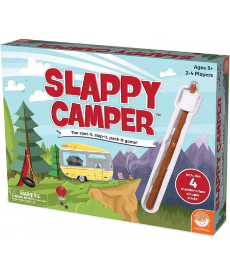 Slappy Camper – A Think-Fast & Pack-Your-Camper Game – Outrageously Fun for Kids & Adults of All Ages – Great Gift The Whole ...