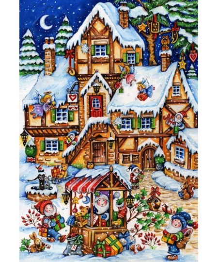 Christmas Market Kid's Jigsaw Puzzle 100 Piece $23.14 - Jigsaw Puzzles