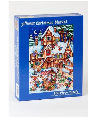 Christmas Market Kid's Jigsaw Puzzle 100 Piece $23.14 - Jigsaw Puzzles