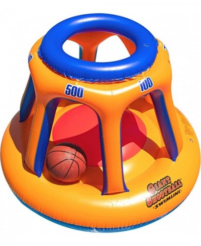 ORIGINAL 90285 Giant Shootball Floating Inflatable Basketball Toy Game With Included Ball Set For Pool Lake Ocean Backyard Pa...