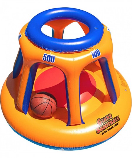 ORIGINAL 90285 Giant Shootball Floating Inflatable Basketball Toy Game With Included Ball Set For Pool Lake Ocean Backyard Pa...