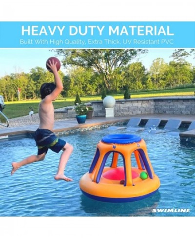 ORIGINAL 90285 Giant Shootball Floating Inflatable Basketball Toy Game With Included Ball Set For Pool Lake Ocean Backyard Pa...