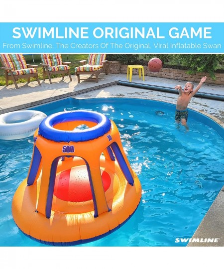 ORIGINAL 90285 Giant Shootball Floating Inflatable Basketball Toy Game With Included Ball Set For Pool Lake Ocean Backyard Pa...