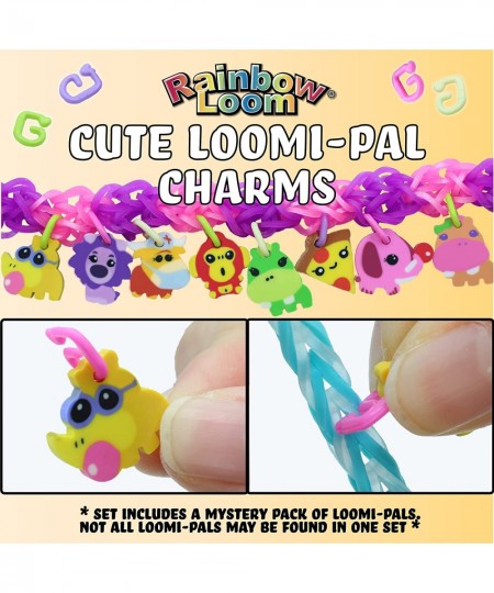 Rainbow Loom® Loomi-Pals™ MEGA Set Features 60 CUTE Assorted LP Charms the NEW RL2.0 Happy Looms Hooks Alpha & Pony Beads 560...