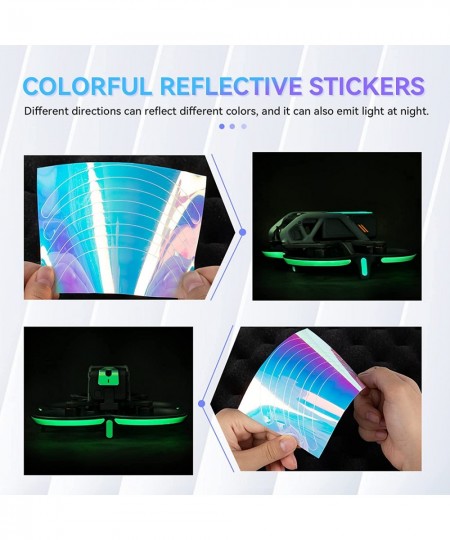 Colorful Luminous Stickers for DJI Avata Through Lightweight Fluorescent Skin Decoration Night Fight for DJI Avata Luminous D...