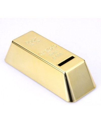 Gold Bullion Brick Coin Bank Saving Money Box $24.31 - Kids' Money Banks