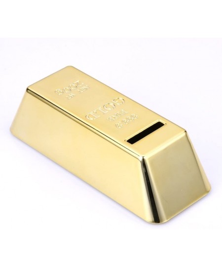 Gold Bullion Brick Coin Bank Saving Money Box $24.31 - Kids' Money Banks