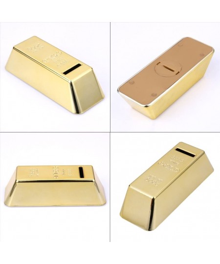 Gold Bullion Brick Coin Bank Saving Money Box $24.31 - Kids' Money Banks