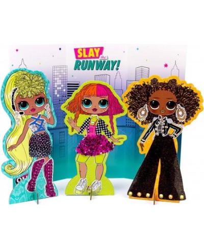 Dress Up Studio by Horizon Group USA Decorate 4 Dolls with Over 100 Accessories DIY Fashion Craft Kit Mix & Match Fabrics & P...