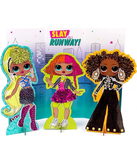 Dress Up Studio by Horizon Group USA Decorate 4 Dolls with Over 100 Accessories DIY Fashion Craft Kit Mix & Match Fabrics & P...