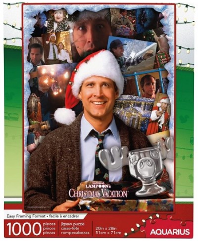 National Lampoon's Christmas Vacation Puzzle (1000 Piece Jigsaw Puzzle) - Merry Clarkmas Puzzle - Glare Free - Precision Fit ...