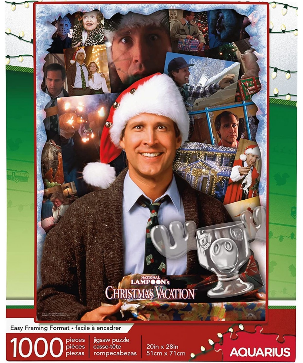 National Lampoon's Christmas Vacation Puzzle (1000 Piece Jigsaw Puzzle) - Merry Clarkmas Puzzle - Glare Free - Precision Fit ...