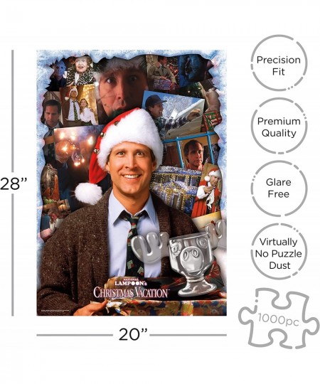 National Lampoon's Christmas Vacation Puzzle (1000 Piece Jigsaw Puzzle) - Merry Clarkmas Puzzle - Glare Free - Precision Fit ...