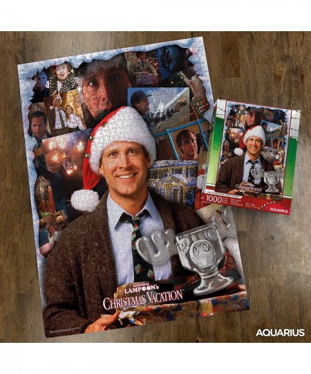 National Lampoon's Christmas Vacation Puzzle (1000 Piece Jigsaw Puzzle) - Merry Clarkmas Puzzle - Glare Free - Precision Fit ...