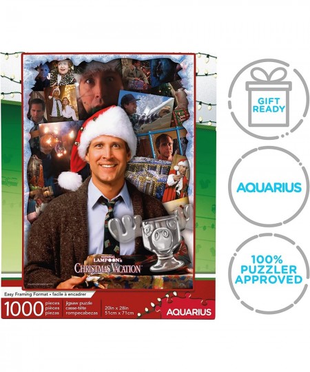 National Lampoon's Christmas Vacation Puzzle (1000 Piece Jigsaw Puzzle) - Merry Clarkmas Puzzle - Glare Free - Precision Fit ...