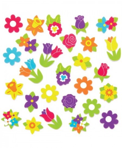 AT638 Spring Flower Foam Stickers - Pack of 120 Self-adhesives Perfect for Children to Decorate Collages and Crafts Ideal for...