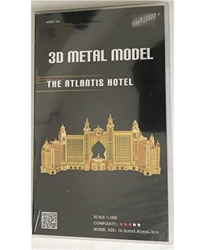 3D Metal Nano Puzzle The Atlantis Hotel Assemble Model Kits B22203T DIY 3D Laser Cut Jigsaw Toy $31.41 - 3-D Puzzles