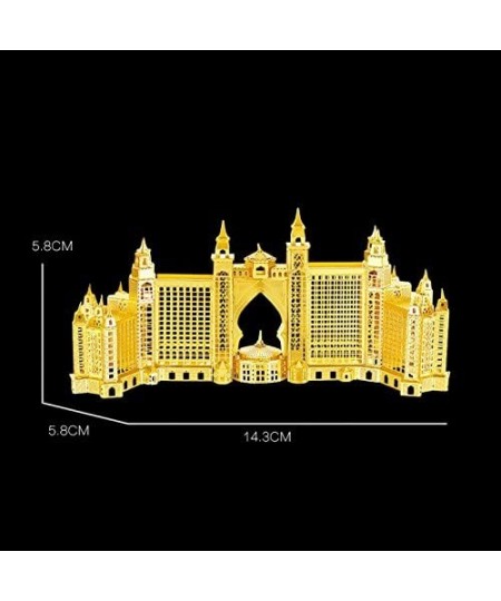 3D Metal Nano Puzzle The Atlantis Hotel Assemble Model Kits B22203T DIY 3D Laser Cut Jigsaw Toy $31.41 - 3-D Puzzles