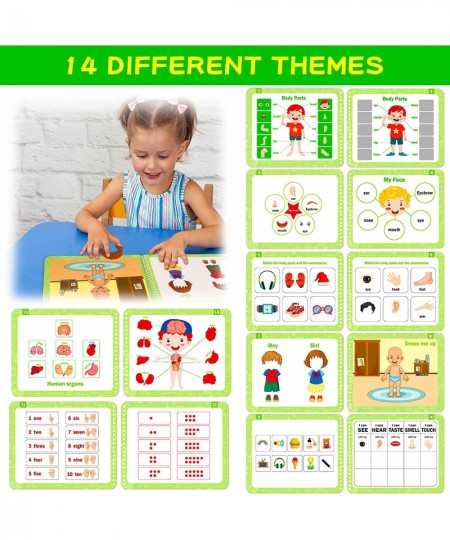 Preschool Learning Activity Busy Book 2022 Newest Montessori Busy Board Book for Toddler Autism Learning Materials Quiet Book...