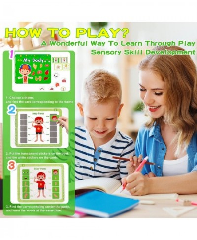 Preschool Learning Activity Busy Book 2022 Newest Montessori Busy Board Book for Toddler Autism Learning Materials Quiet Book...