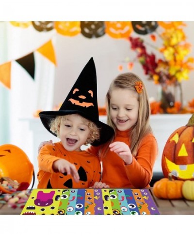 Halloween Stickers for Kids Halloween Party Games Stickers for Kids Monster Stickers 30PCS Make A Monster Stickers DIY Monste...