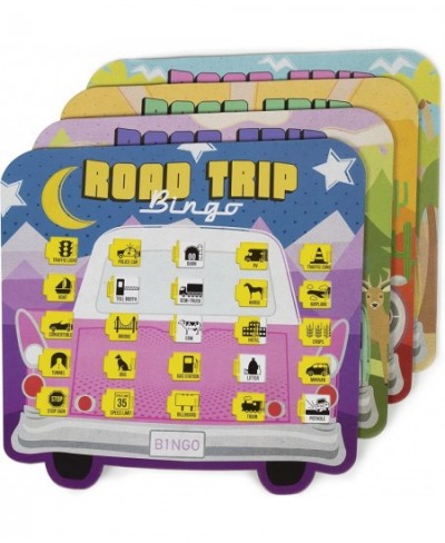 Road Trip Bingo - Road Trip Travelling Bingo Game for Families on Road Trips and Vacations - 4 Compact Bingo Boards for Easy ...