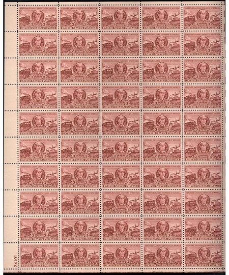 Railroad Engineers Complete Sheet of 50 3 Cent Stamps Scott 993 $21.92 - Collectible Postage Stamps