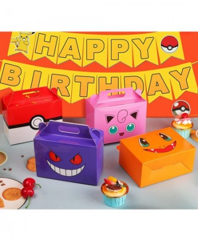 24Pcs Cartoon Gift Boxes Birthday Party Supplies Cartoon-Themed Gift Boxes Candy boxes Party bags and Party Favors for Kids G...