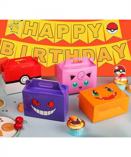 24Pcs Cartoon Gift Boxes Birthday Party Supplies Cartoon-Themed Gift Boxes Candy boxes Party bags and Party Favors for Kids G...