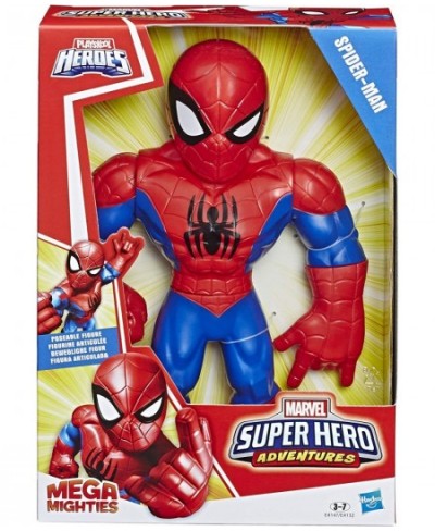 Playskool Heroes Marvel Mega Mighties Spider-Man Collectible 10 Inch Action Figure Toys for Kids Ages 3 and Up $44.55 - Actio...