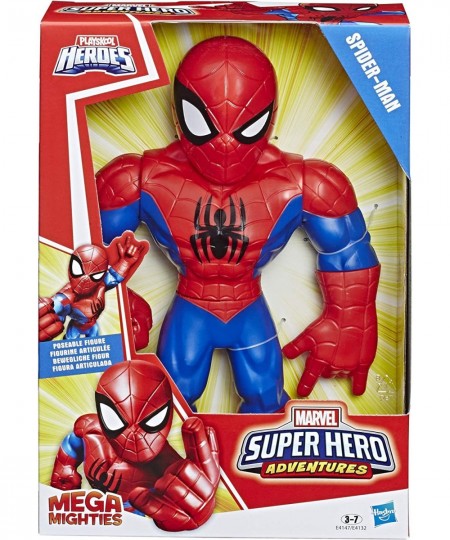 Playskool Heroes Marvel Mega Mighties Spider-Man Collectible 10 Inch Action Figure Toys for Kids Ages 3 and Up $44.55 - Actio...