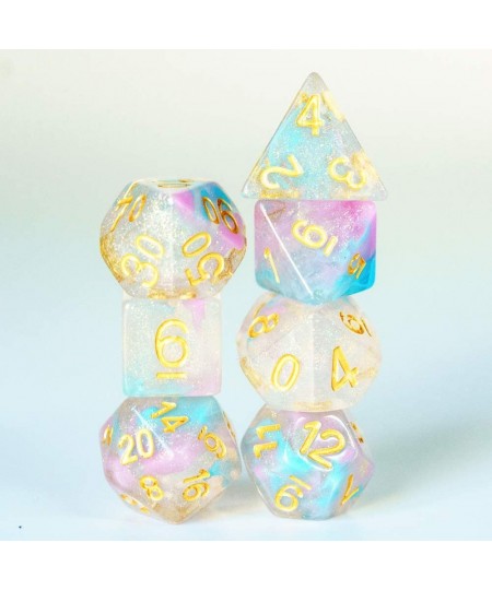 Dice Set DND Polyhedral Dice Iridecent Swirls Dice for Role Playing Game Dungeons and Dragons D&D Dice (Pink &Cyan) $21.36 - ...