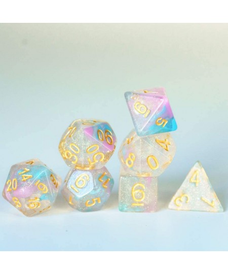 Dice Set DND Polyhedral Dice Iridecent Swirls Dice for Role Playing Game Dungeons and Dragons D&D Dice (Pink &Cyan) $21.36 - ...