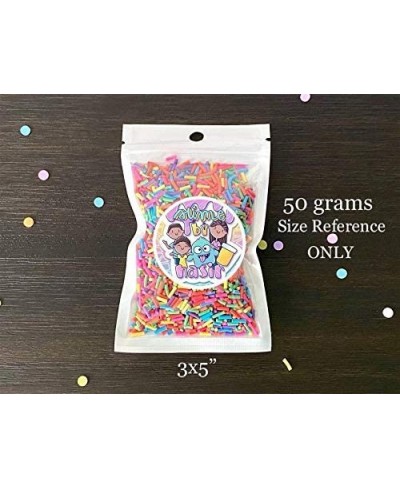 Generic 50g Colorful Fake Candy Sweets Sugar Crystals Sprinkles Decoden Resin Cabochons Decorations for Fake Cake Dessert Sim...